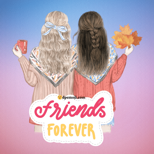 cute friends group dp