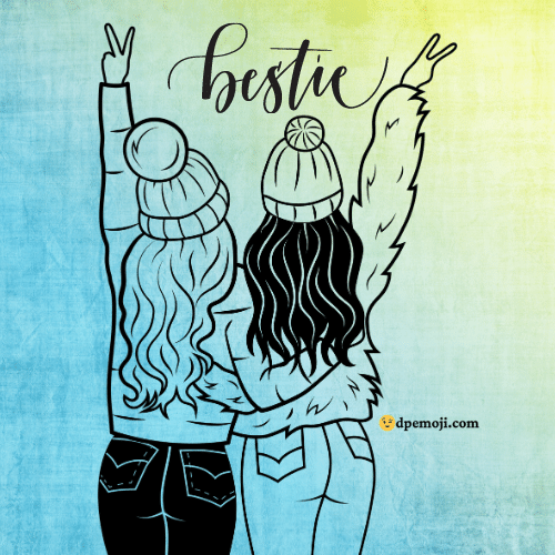 cute friends group dp