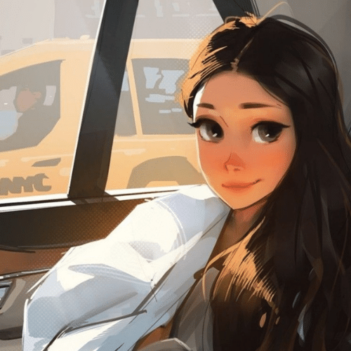 cartoon pic for dp girl