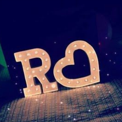 stylish r name wallpaper