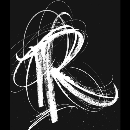 stylish r name wallpaper