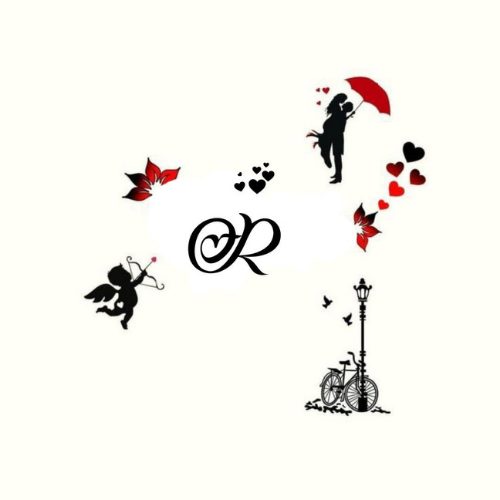 stylish r name wallpaper