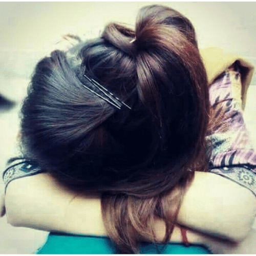 sad girl dp images
