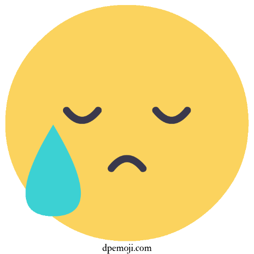 mood sad emoji dp