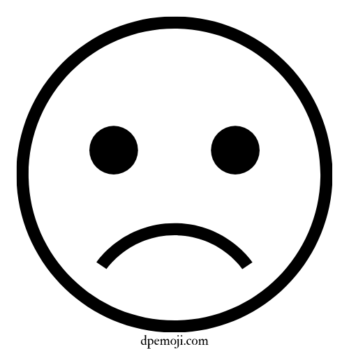 mood sad emoji dp