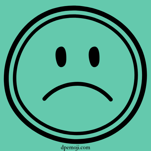 mood sad emoji dp