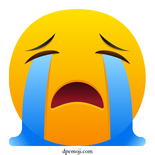 sad emoji dp
