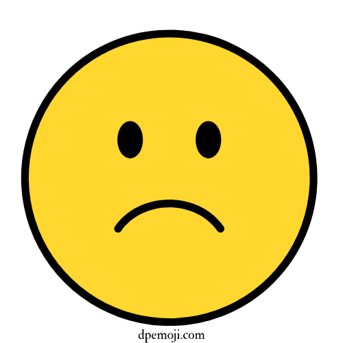 sad emoji dp for whatsapp