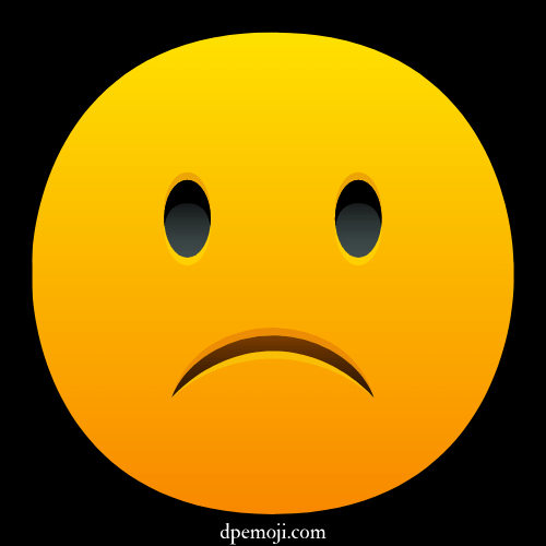 sad emoji dp for whatsapp