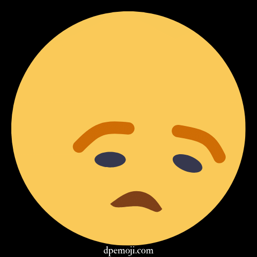 sad emoji for dp
