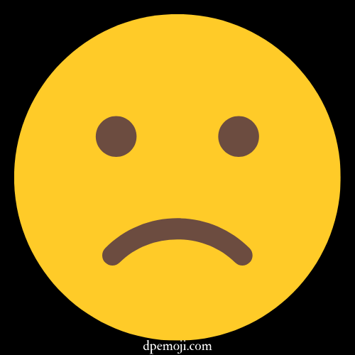 whatsapp sad emoji dp