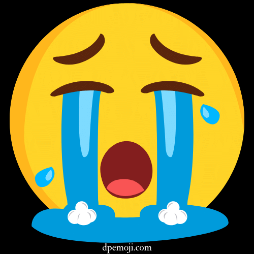 whatsapp sad emoji dp