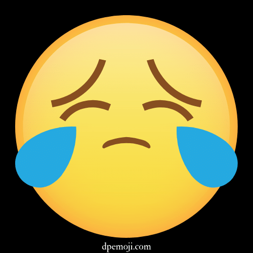 whatsapp sad emoji dp