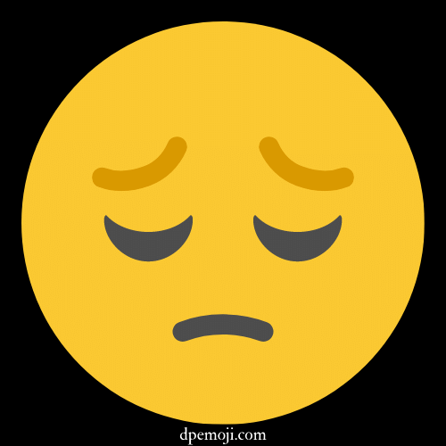 mood sad emoji dp