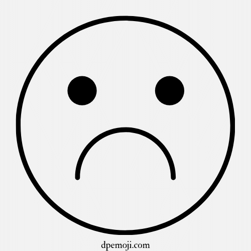 sad emoji whatsapp