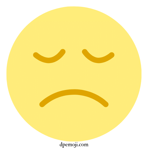 sad emoji whatsapp