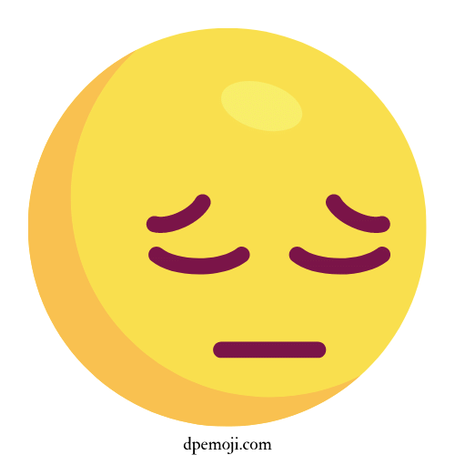 sad whatsapp emoji