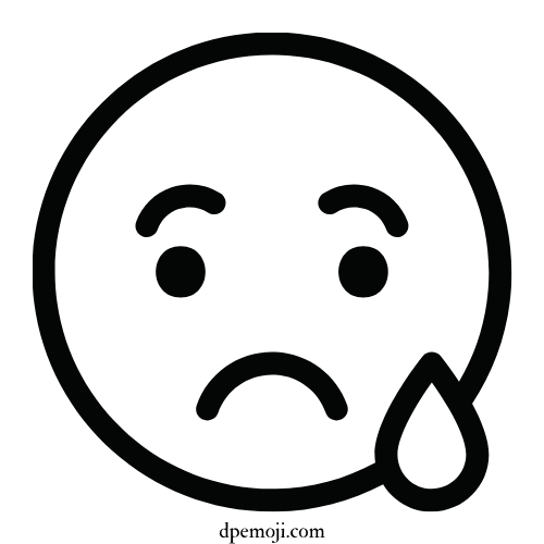 sad whatsapp emoji