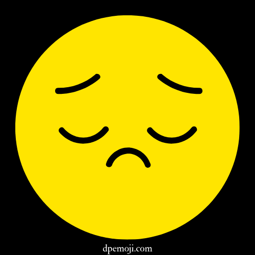 sad face dp