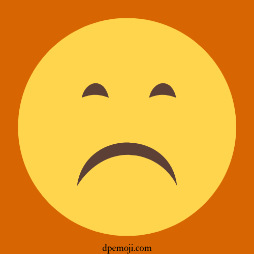 sad face dp