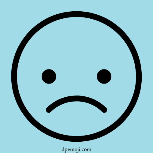 mood off emoji pic