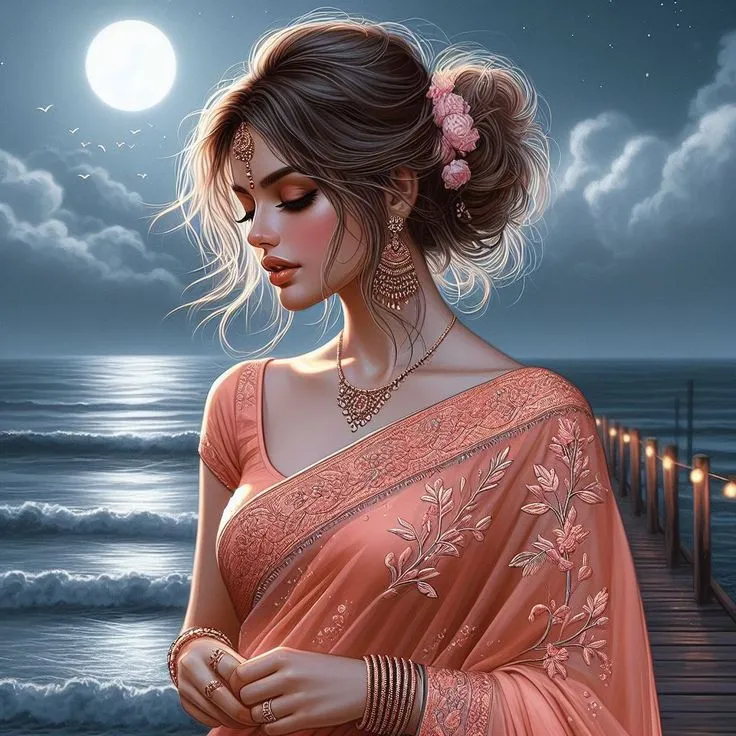 single girl dp cartoon