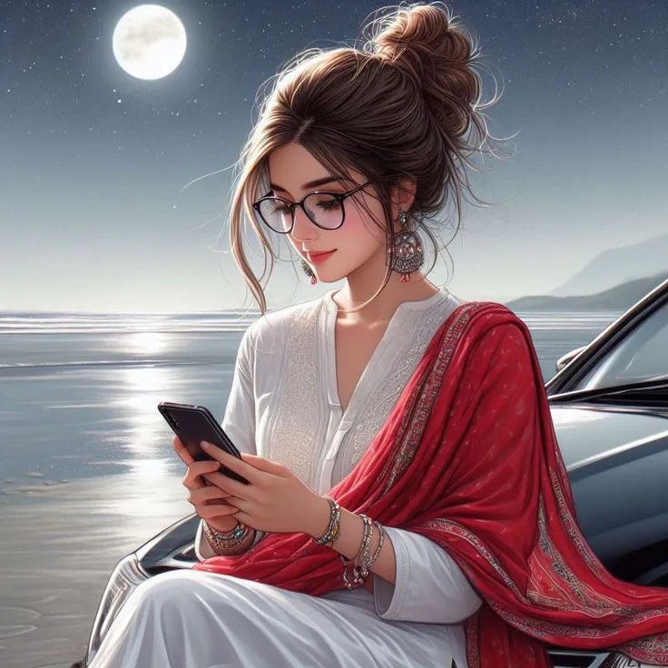 cartoon images girl dp