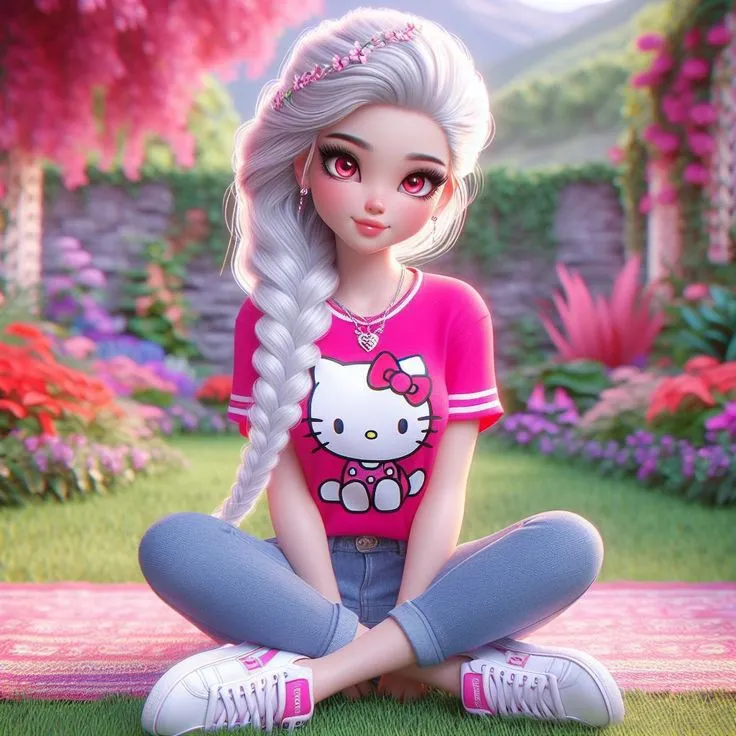 girl cartoon dp