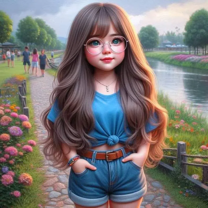 girl cartoon dp