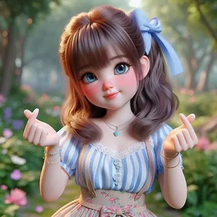 girl cartoon dp