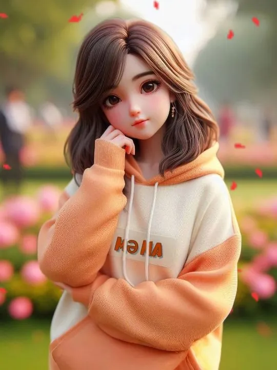 girl cartoon dp