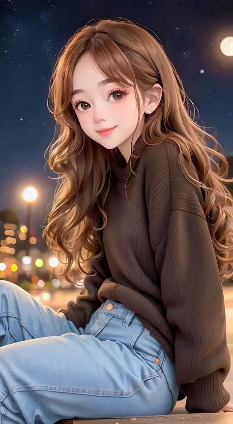 girl cartoon dp
