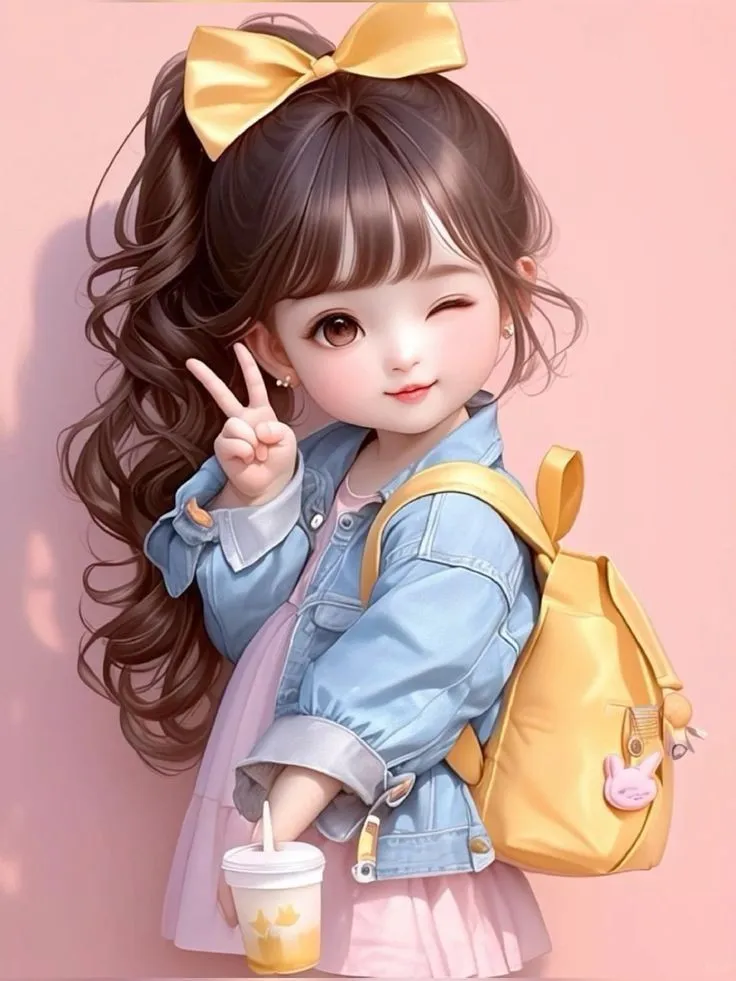 girl cartoon dp