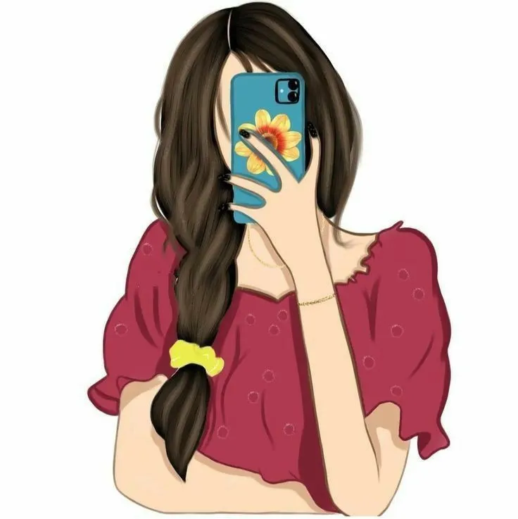 girl cartoon dp
