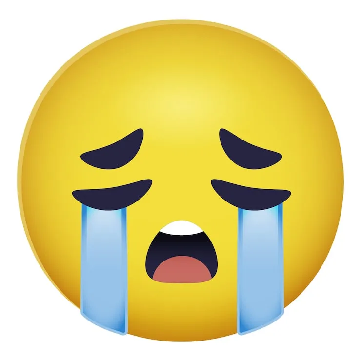 sad dp emoji
