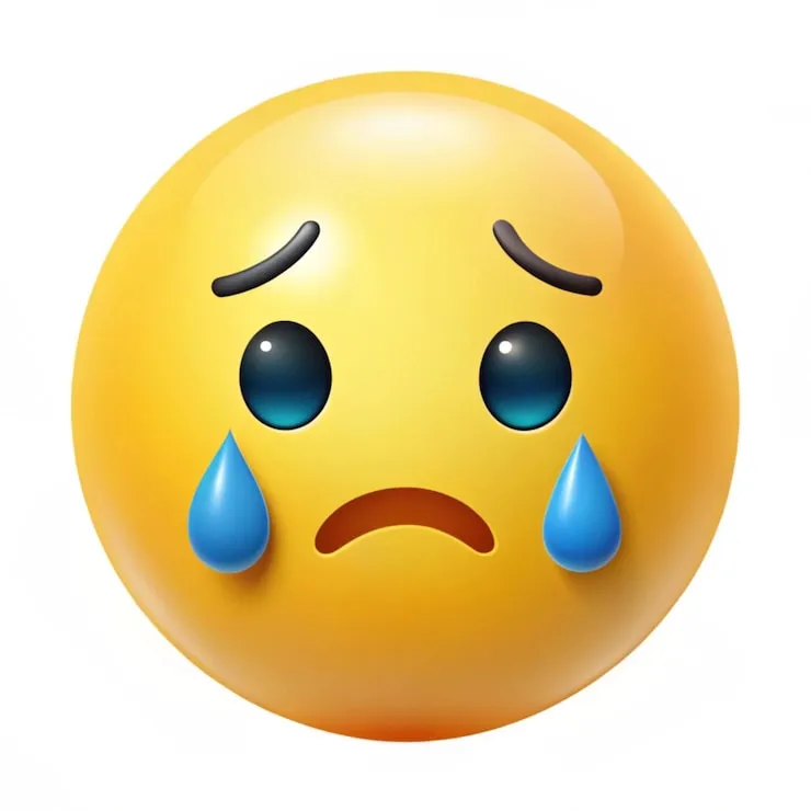 sad dp emoji