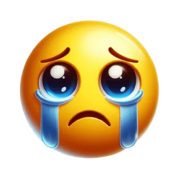 sad dp emoji
