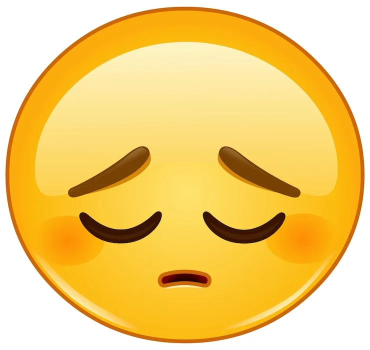 sad dp girl emoji