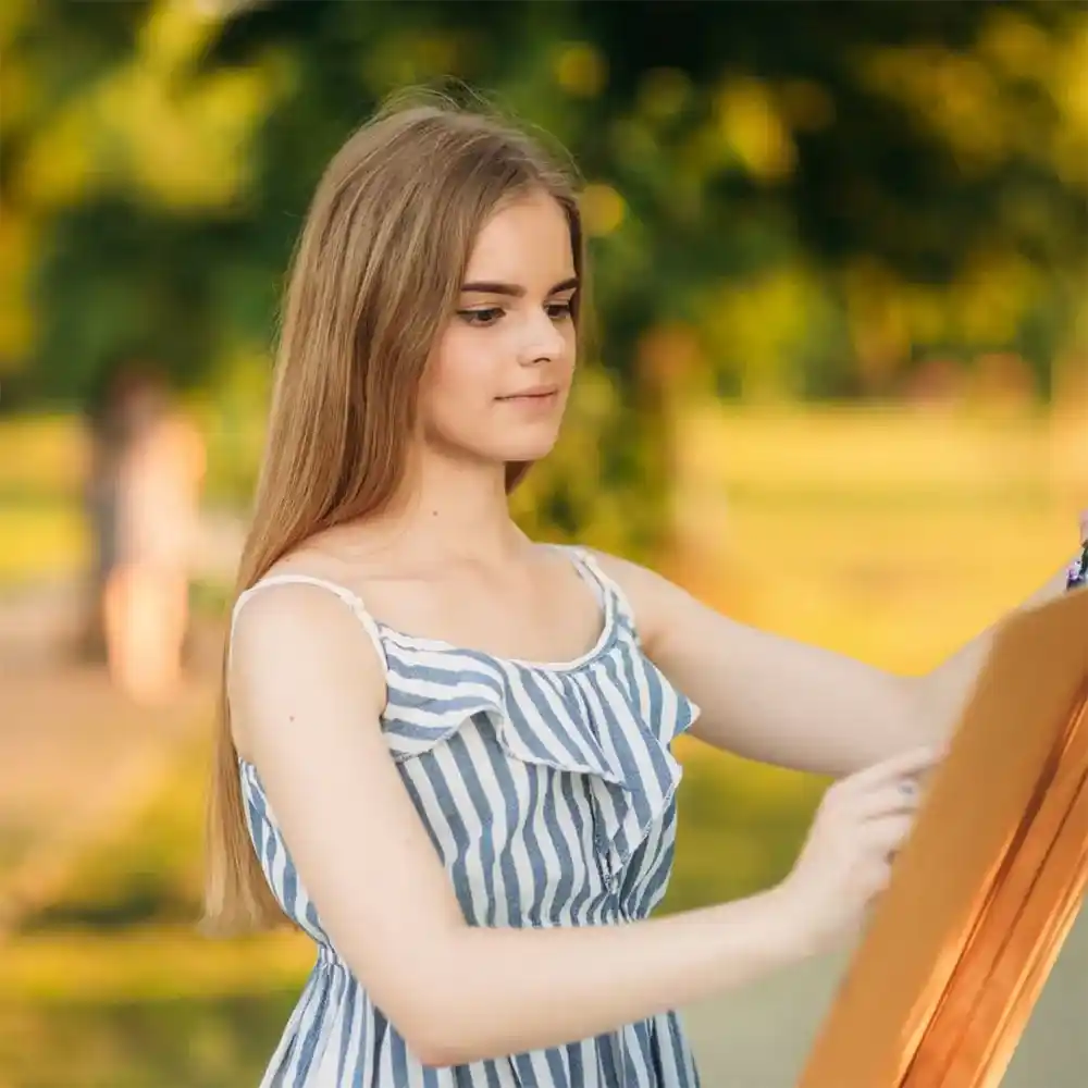 cute simple girl pic