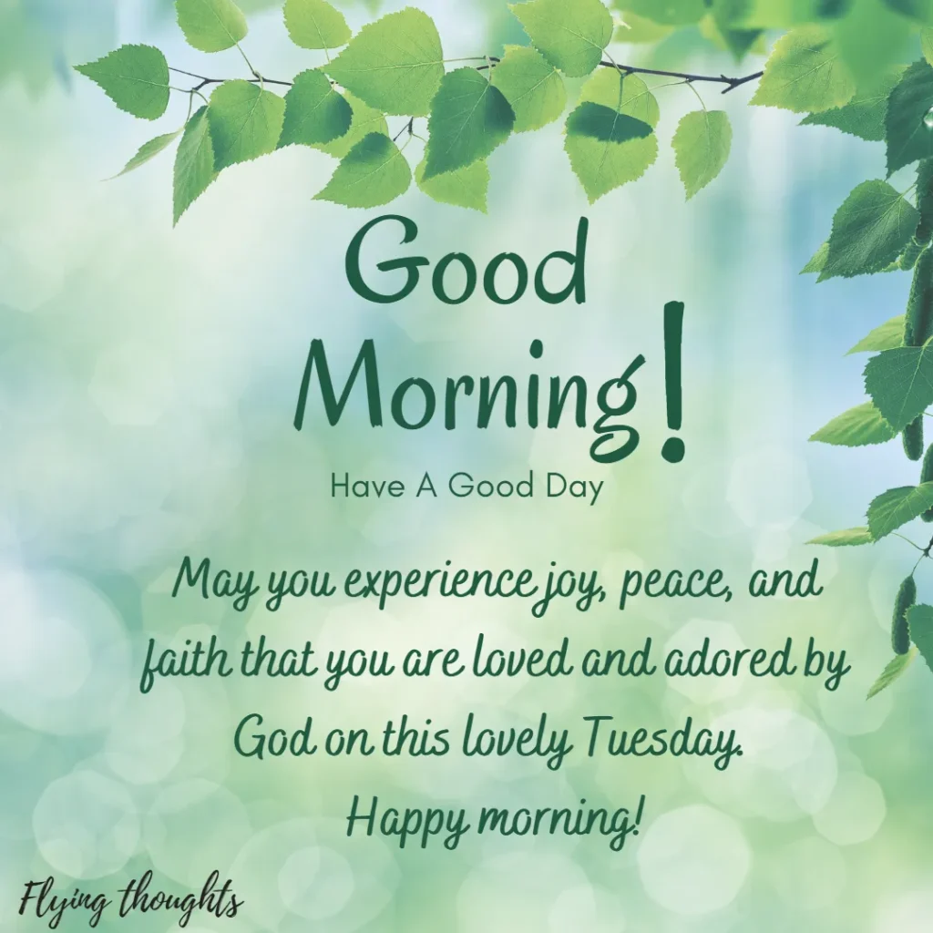 Good Morning Tuesday